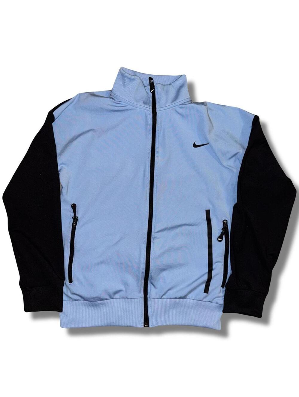 Vintage Y2K Nike European blue track jacket - Size S